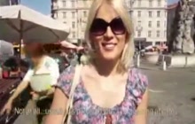 Hot public POV sex with blonde girl